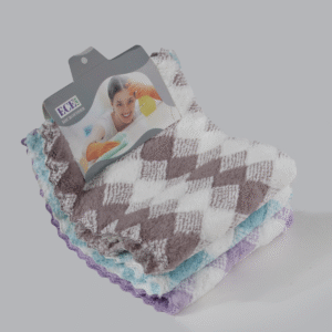 3 Adet Baklava Desenli Mikrofiber Bez